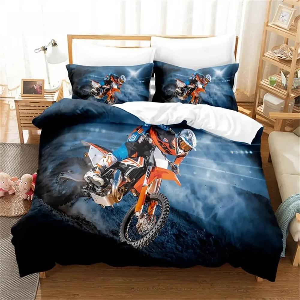 3D Print Car Racing Car  Bedding Set,Duvet Cover Comforter Bed Set Quilt Cover Pillowcase,King Queen Twin Size Boys Girls Adults