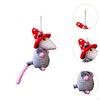 Car Mouse Pendant Auto Rearview Mirror Decorative Birthday Gift Funny Hanging Ornament for