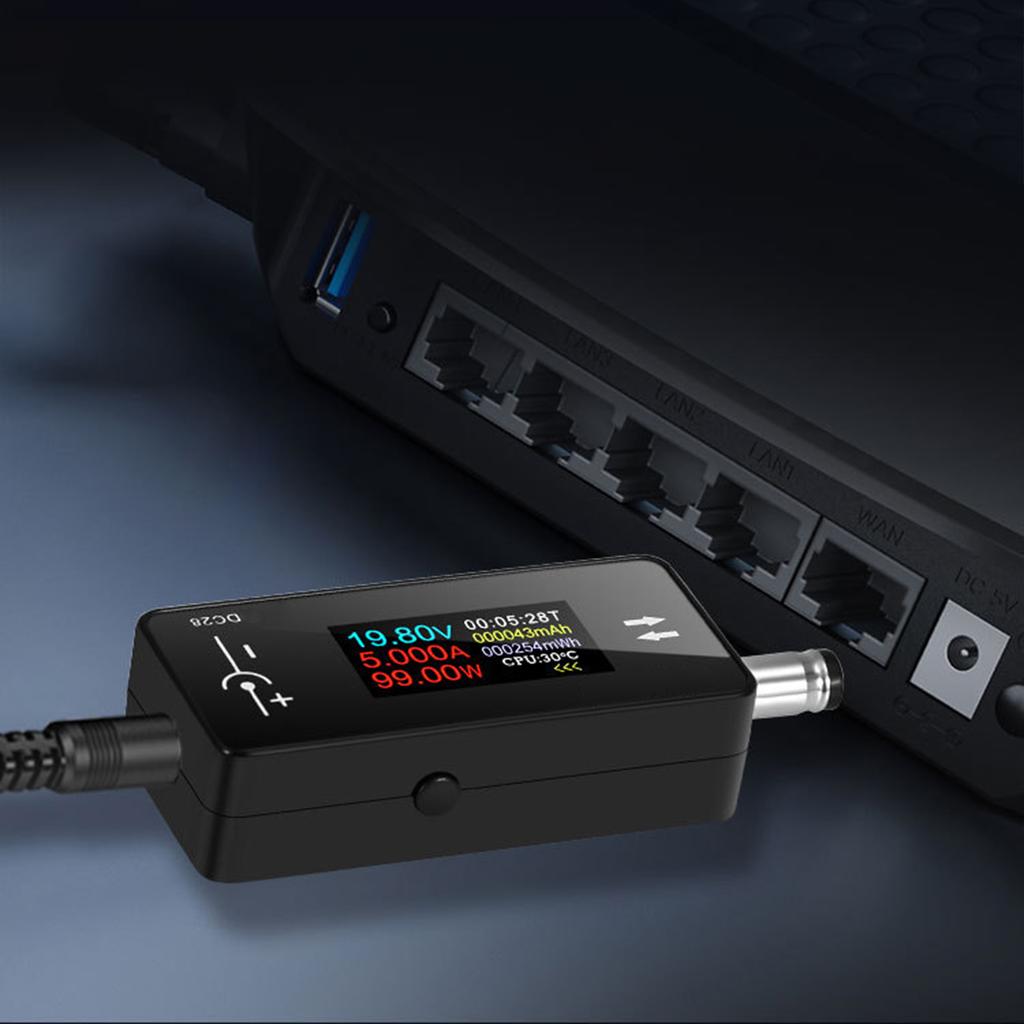 Portable Volt Amp Meter Voltage Tester For Accurate Battery Monitoring Safe Device Operate In Automotive And DIY Project