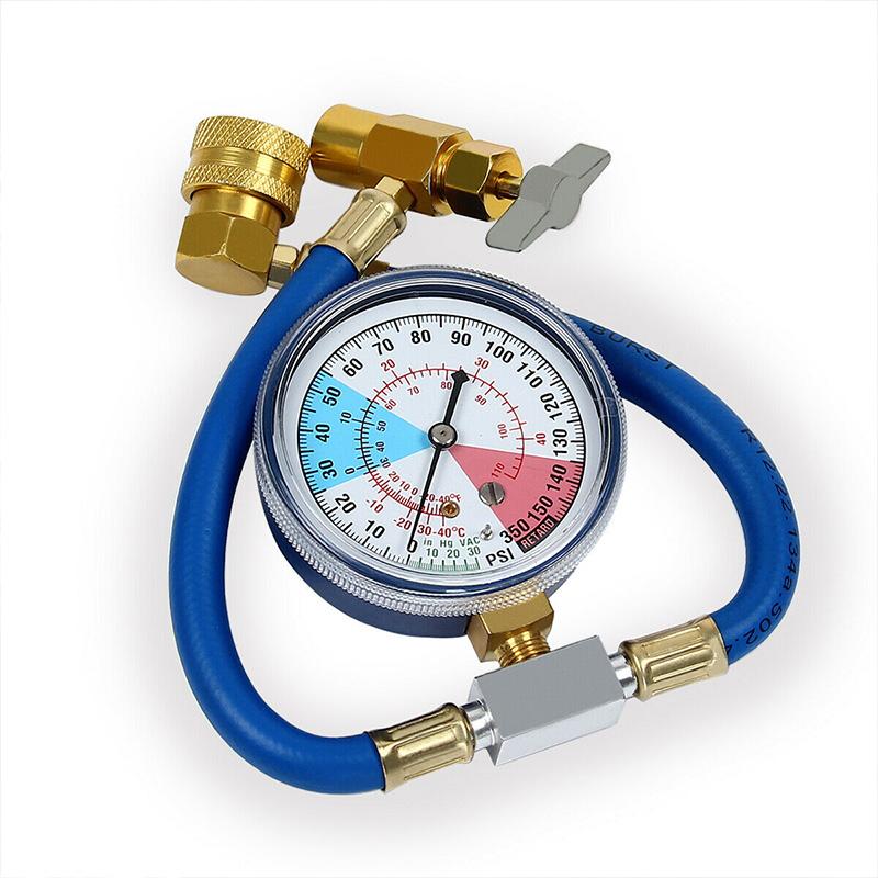 

AC R134A Шланг для холодоагенту автомобільного кондиціонера, манометричні набори 600~300 PSI, висока якість для автомобілів, аксесуари для шлангу для заправки чорний