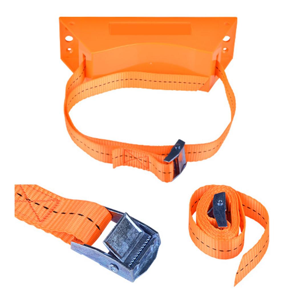 Cylinder Wall Mounted Bracket Durable ABS Plastic Gas Cylinder Holder Gas Cylinder Bracket with Screws and Nylon Strap