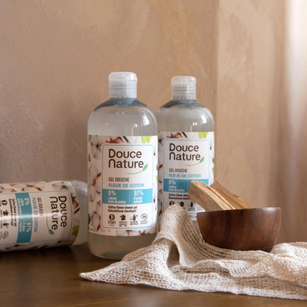 Douce Nature France Mildly Acidic Body Wash Cotton Flower 500ml