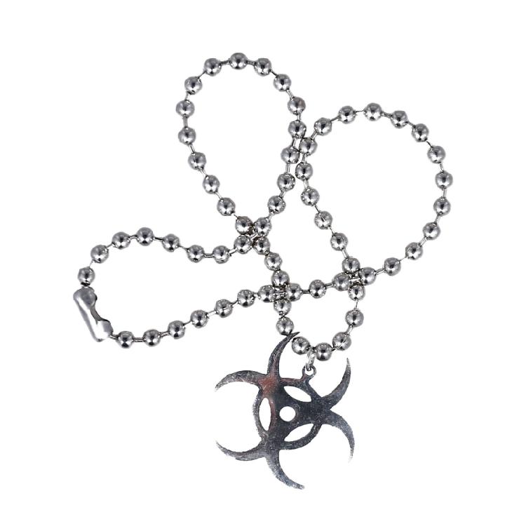 Hip Hop Pendant Necklace Fashion Bead Chain Choker Jewelry for Men Women Y2K