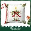 Holly Christmas Tree Cushions Pillowcase Polyester Cushion Cover Throw Pillow Pillowcover Home Car Sofa Decor