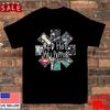 Red Hot Chili Peppers Tour Black T Shirt Size S-5XL Unisex T-Shirt