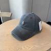 Navy blue embroidered letters NY baseball hat for men and women, four seasons, big head circumference, small sunshade cap, versatile