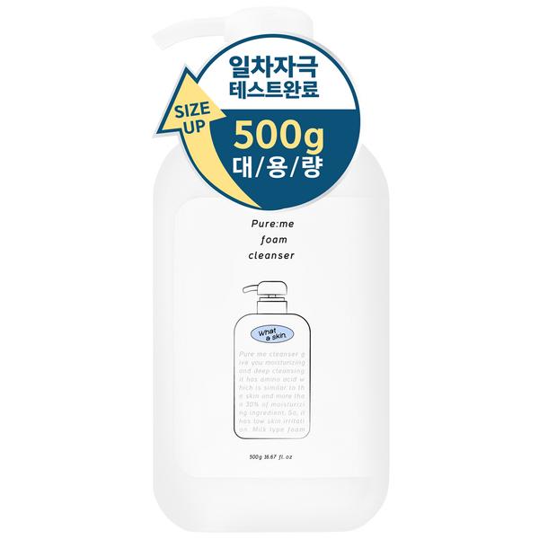 

Waterskin Pure Me слабощелочная пенка очищающая, 500г, 1 Известная корейская косметика, популярные товары