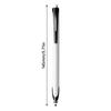 Durable Black/Red Ink Gel Pen 0.5mm Tip Press Type Sign Pen Quick Drying Ballpoint Pen Back To School Gift
