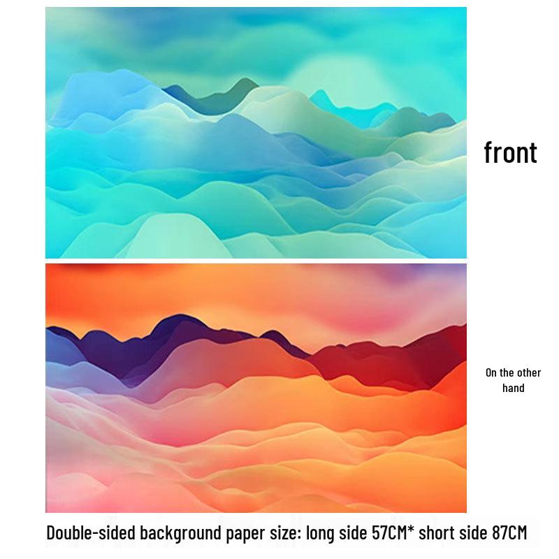 Double-Sided 3D Photo Backdrop for Food Photography and Still Life Props