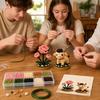 12 Zodiac Signs Bead Craft Kit DIY Beaded Garden Kit 3D Beaded Astrology