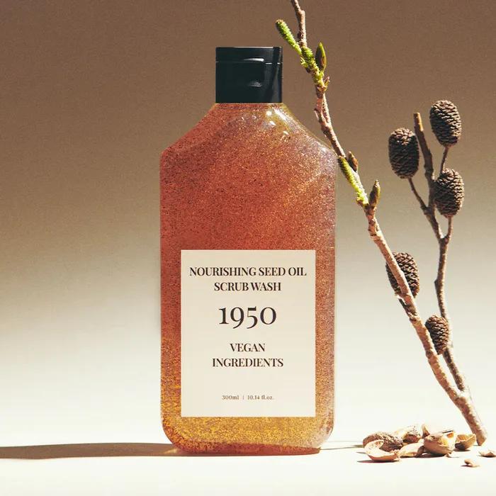 

[Веганский]_1950 Jeju Питательный скраб-гель для умывания с семенами 300 мл