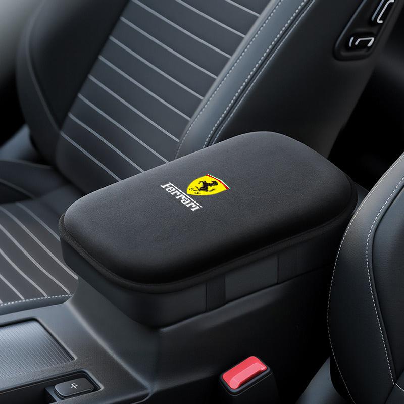 Car Armrest Box Pad Car Armrest Mat High Quality Accessory For Ferrari GTO 288 812 Stradale Roma Spider SF90 F430 Enzo LaFerrari JG1