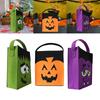 Halloween Trick or Treat Bag Felt Tote Bag Reusable Portable Gift Bag for Kids
