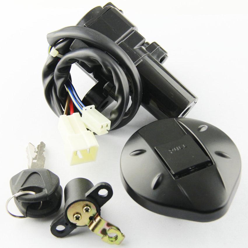 Motorcycle Ignition Switch Kit Assembly Fuel Gas Cap Tank Cover With 2 Keys For Yamaha XT660 XT660R XT660X 2004 2005 - 2011/2014
