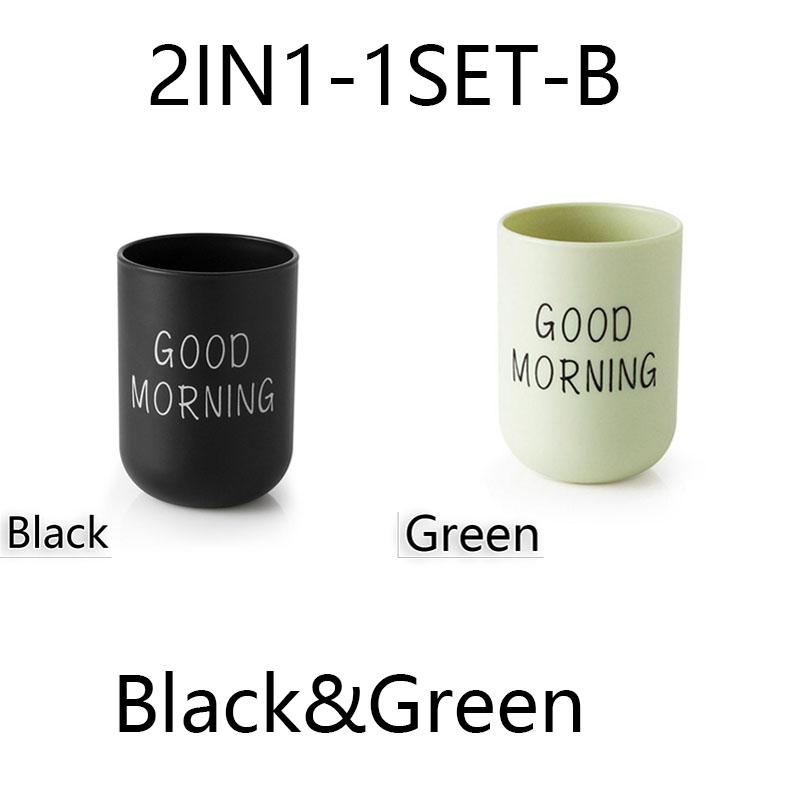 Portable Couple Toothbrush Washing Mouth Cups Plastic Home el Tooth Brush Holder Bathroom Accessories Mouthwash Storage Cups