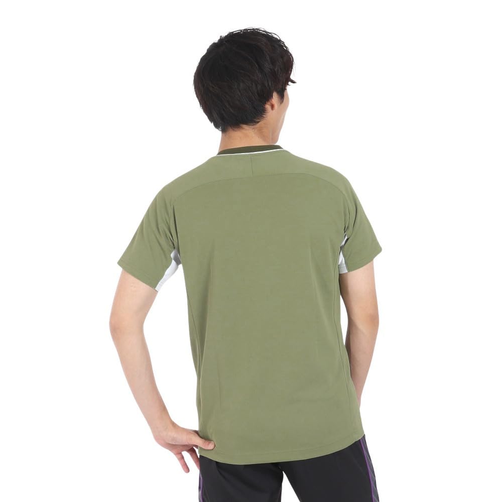 Yonex Short Sleeve Game Shirt Light Olive Medium Men's (Fit Style), (324),