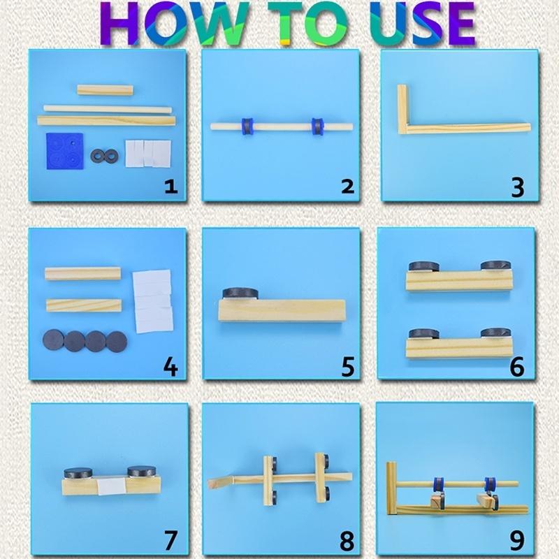 Levitující pero Modelová stavebnice Hračky pro chlapce Vzdělávací Zkoumání Experiment z fyzikální vědy Sestavitelná hračka Zlepšit IQ Myšlení