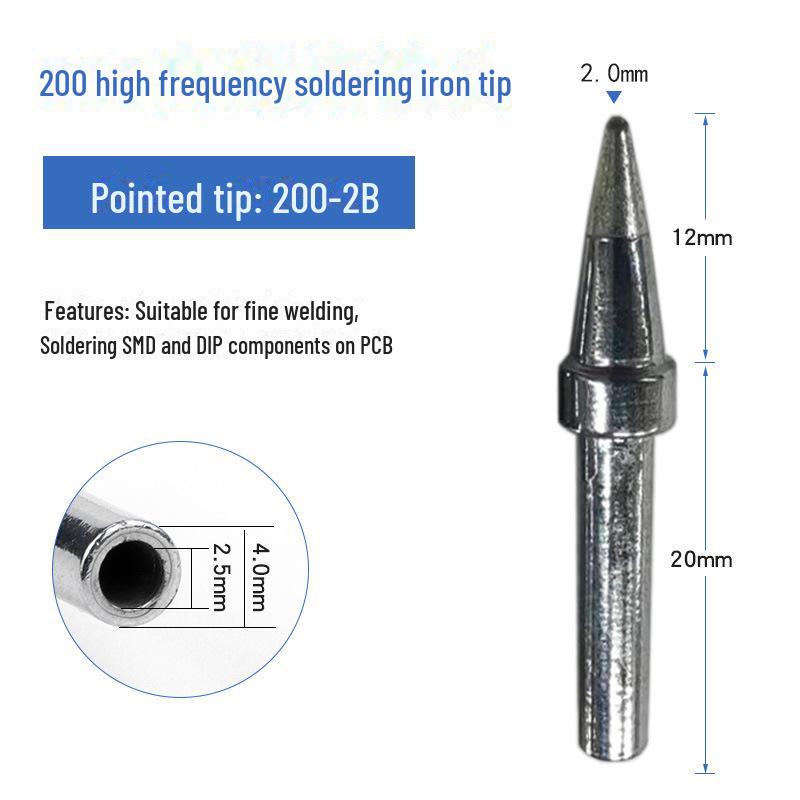 High-Frequency 203H 90W Soldering Iron Tip, Industrial 200-K Drag Soldering Knife Tip