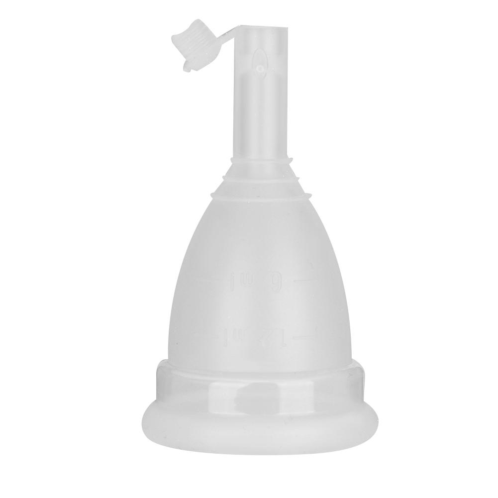 

Женская менструальная чаша-коллектор, силиконовая, безопасная, для женской гигиены, инструмент Transparent S