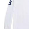 Polo Ralph Lauren Kinder T-Shirt Ss23 Logo Bestickt Rundhalsausschnitt Langarm Kinder Tops Weiß 323853891-009