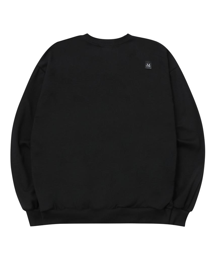 Mucent Big Logo Loose Fit Long Sleeve Sweatshirt (3 Colors)