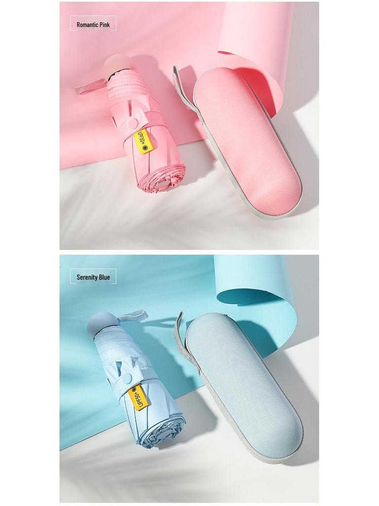 50% Off Women's UV Protection Folding Sunshade Umbrella - Ultralight, Rain or Shine