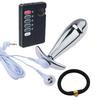 Electric Shock Male Anal Dilator Butt Plug Prostate Massager Penis Stimulate Cock Ring Masturbator Sex Toy for Men