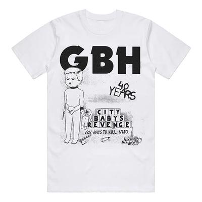 GBH Band CHARGED CITY BABYS REVENGE Cotton Shirt Unisex Concert S To 5XL AR109 Unisex T-Shirt