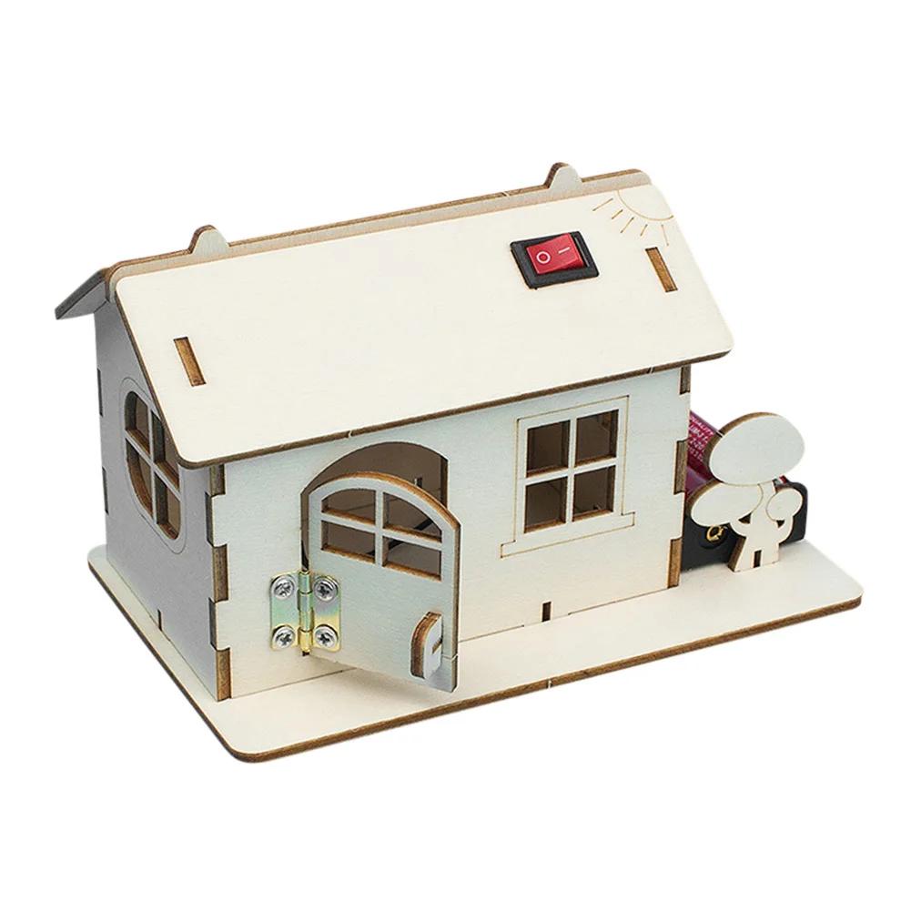 Robot Eating Coin Wooden DIY Educational Physics Experiment Toys STEM Project Science Education Aid Gift Science Experiment