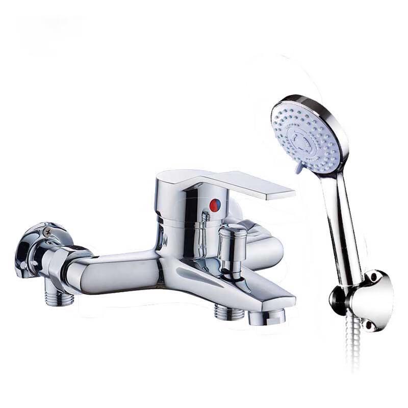 Brass Exposed Shower Mixer Faucet Set