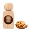 Nutcracker Wood Walnut Cracker Labor-saving Healthy Walnut Sheller Easy Grip Nut Opener Kitchen Walnut Gadget