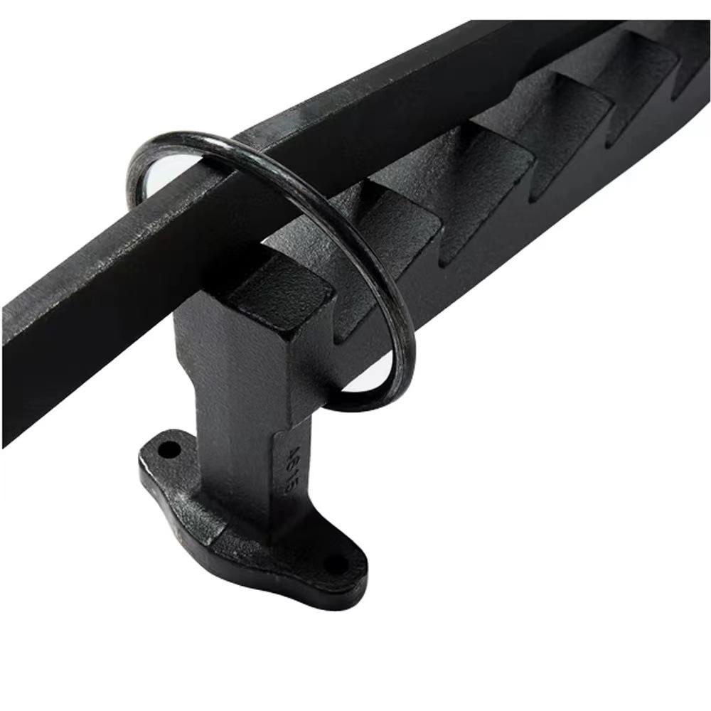Wall-Mounted Carbon Steel Manual Firewood Splitter