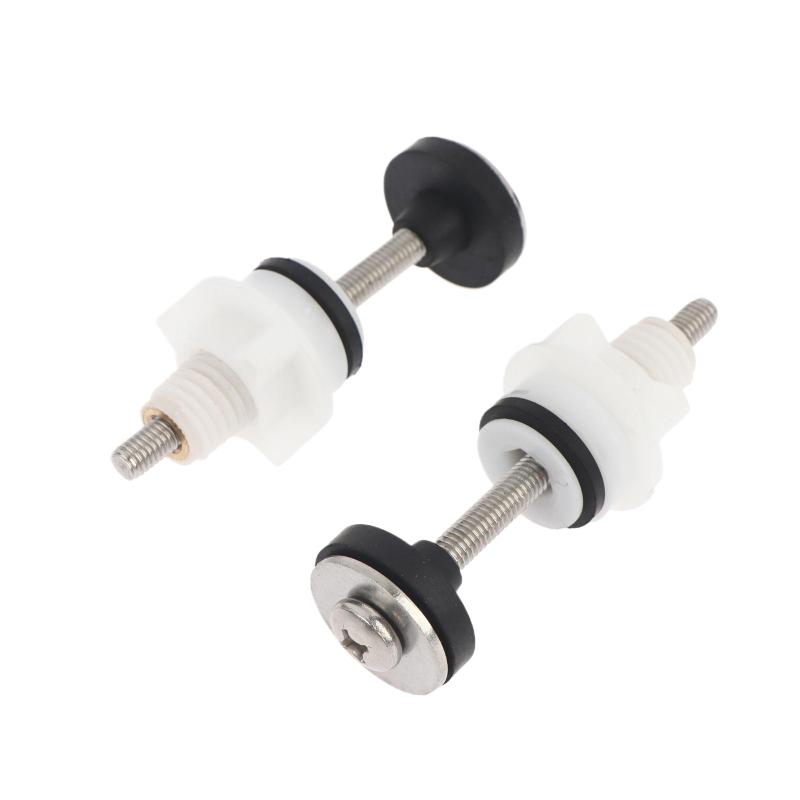 2Pcs Universal Toilet Tank Fixing Bolt Kit Mounting Screws Replacement Fitting Parts For Bathroom Toilet Water Tank Installation