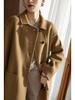 Plus Size Women's Mid-Length Wool Coat: 2025 Autumn/Winter New Loose Double-Faced Overcoat