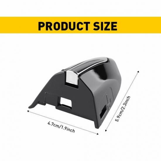 Fit Ford Fusion Edge 13-20 Front Black Left Side Door Handle Key Cap Cover Bezel