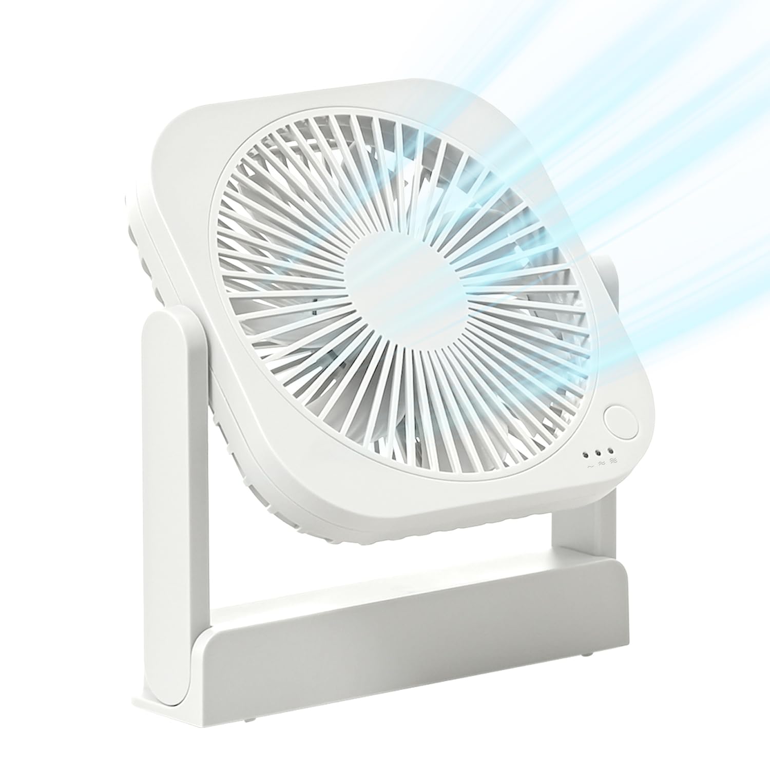 

Topland Desktop Fan FAN Compact Adjustable Magnet Power Mobile [2025 E-commerce Exclusive] [Dokodemo Type] 360-Degree Angle, Included, 3-Way Supply, слонова кістка