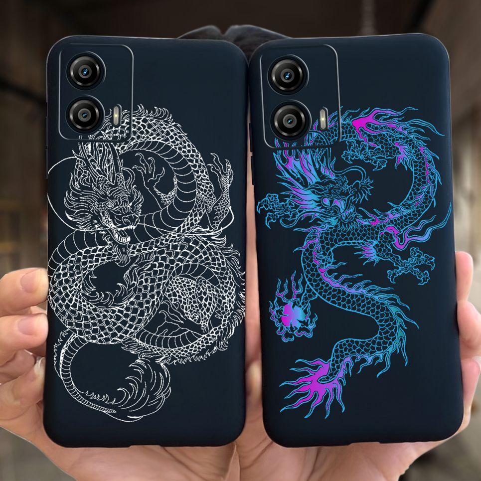 For Cover Motorola Moto G73 G53 G23 G13 Phone Case Bumper Dragon Astronaut Flower Fashion Coque For Moto G13 G 53 73 Soft TPU