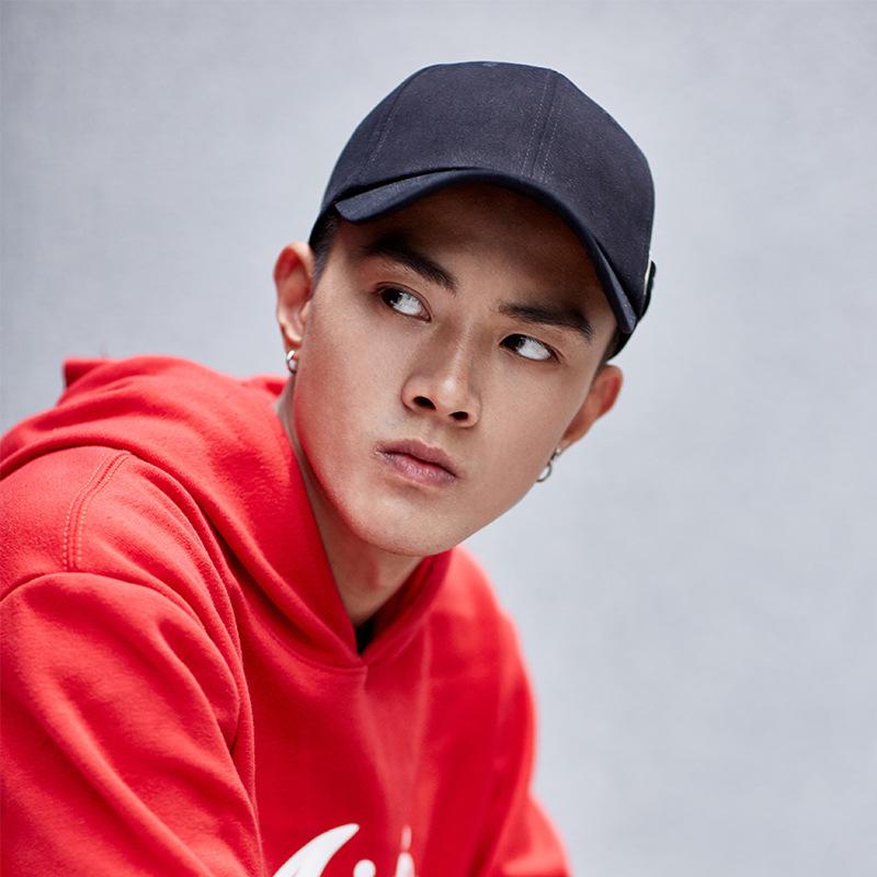 Four Seasons Hat for Men, Trendy Korean Version, Versatile Peaked Cap, Personalized Street Baseball Cap, Sun Protection and Sunshade