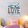 LOVE Animal Printed Cross Stitch Kit DIY 11CT Embroidery Craft Set Home Decor