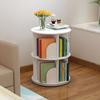 360° Rotating Bookshelf with 2 Layers – Freestanding Bookcase & Display Shelf