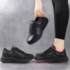Trend Women Leather Sneakers 2025 New Casual Walking Shoes Women Lace-up Platform Vulcanized Shoes Outdoor Running Shoes Size 42