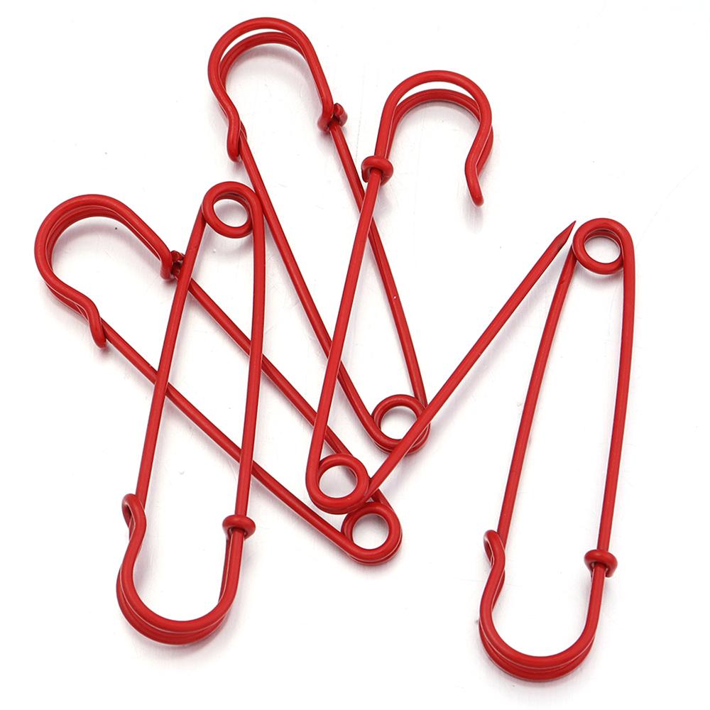 10pcs/lot Bright Color Safety Pins Metal Iron Brooch Pins Base Setting For Jewelry Making DIY Crafts Brooch Decoration Supplies