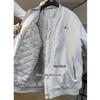 Women's Trendy Quilted Bomber Jacket - Cotton Baseball Coat for Couples