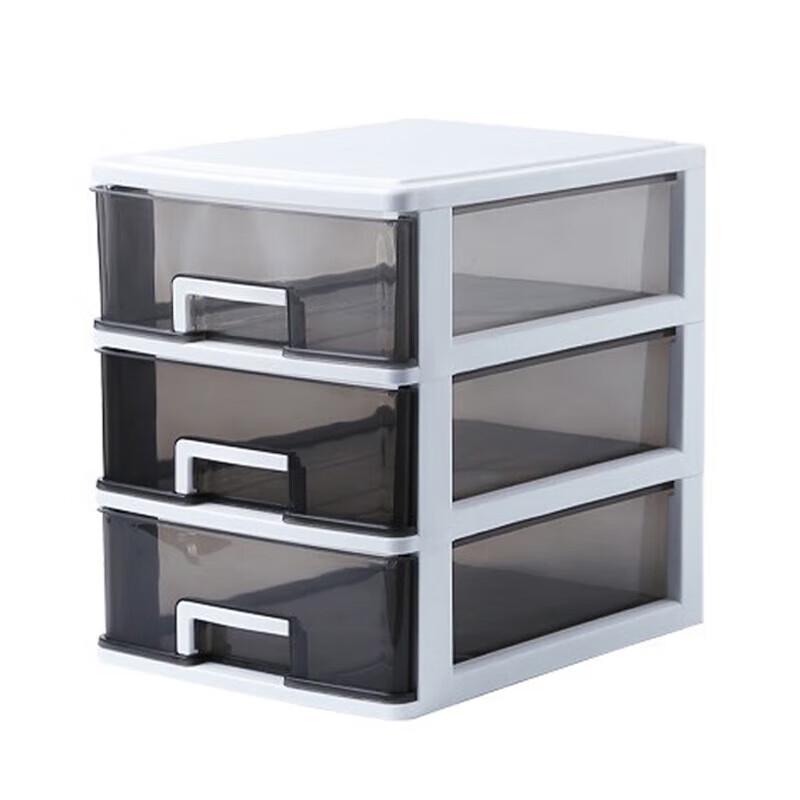 SOOCHOI Multi-functional Transparent Desktop Drawer Organizer