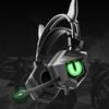 Wired Headset Luminous RGB Flash Light with Microphone 3.5mm/USB Cow Ear E-sports Game Headphone for Desktop