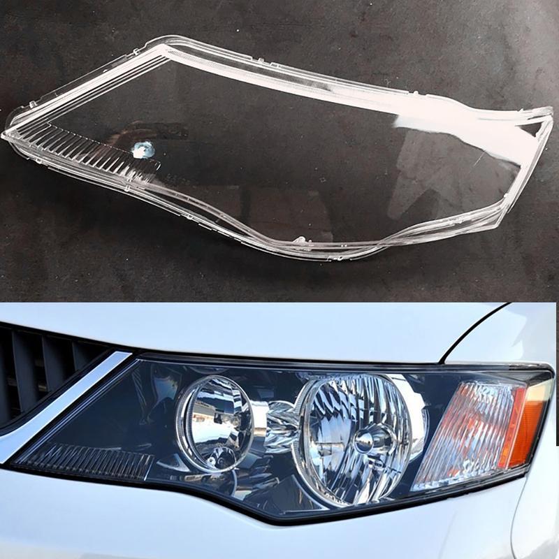 Headlamp Lens For Mitsubishi Outlander EX 2007 2008 2009 Headlight Cover Replacement Front Car Light Auto Shell Bright Shade