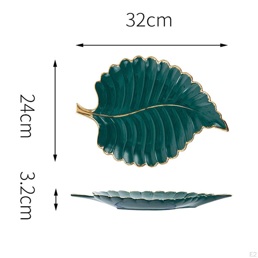 Storage Tray Plate Jewelry Kitchen Organizer Dish Novelty Decorative Dinnerware for