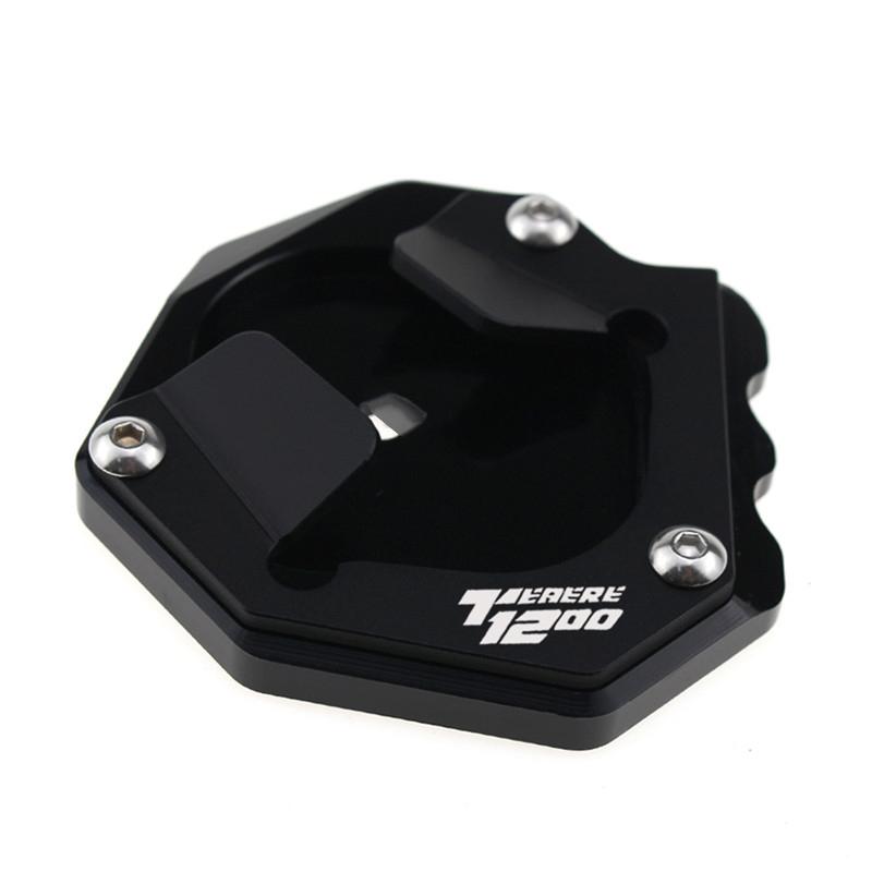 For Yamaha XT 1200 Z Super Tenere 1200 XT1200Z XT1200ZE Motorcycle CNC Kickstand Foot Side Stand Enlarge Extension Plate Pad