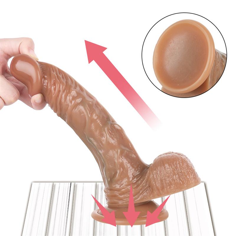 G42 Phoenix 20cm Dildo Drawing Blue Veins New Technology Manual Multiple Injection of Liquid Silicon Adult Products