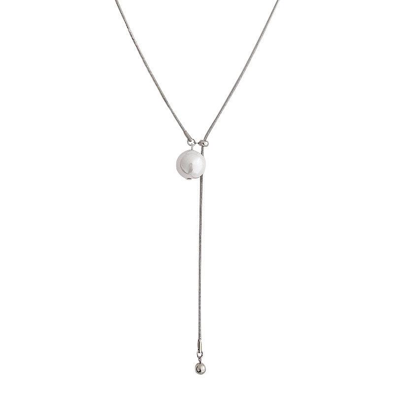 Small-scale Design, Pull-out Long-style Necklace, Women's Minimalist Style Fashionable and Simple, Versatile Sweater Chain